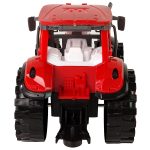 Red Tractor with Orange Cultivator Drive