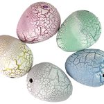 Hatching Magic Dinosaur Egg Growing 4 cm White.