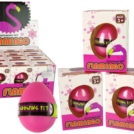Growing Flamingo Egg 6cm Pink
