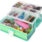Green Expandable Suitcase Set Artistic Creative Plastic DIY