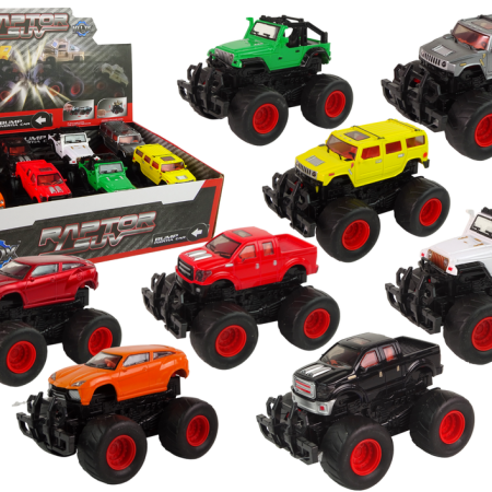 Metal Terrain Car Large Wheels Various Colours Bump Up HAT13