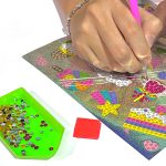 Diamond Embroidery Sticker Set Animals Garden Rainbow Mosaic