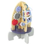Wooden Racket Educational Beads Gears