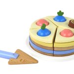 Wooden Cake Cake Pieces 8 pieces