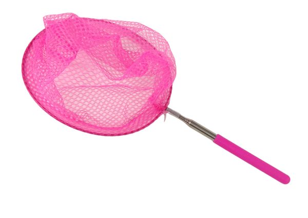 Butterfly Net Insect Folding Telescopic 85 cm Pink