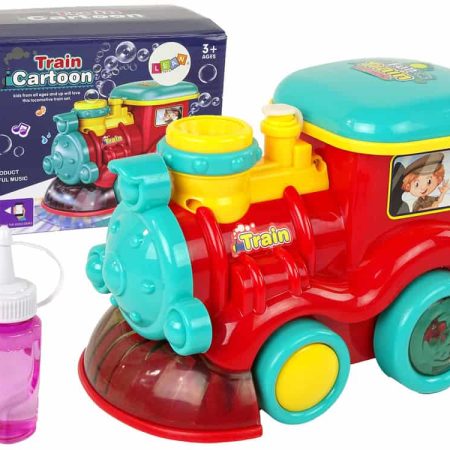 Soap Bubble Locomotive Rides Light Sounds