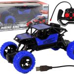 Remote Controlled Terrain Car R/C 1:18 Blue.
