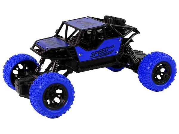 Remote Controlled Terrain Car R/C 1:18 Blue.
