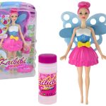 Children's Doll Fairy Magic Wings Soap Bubbles Pink