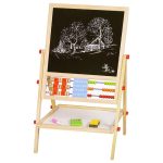 Wooden Board 2in1 Abacus Chalk Pen