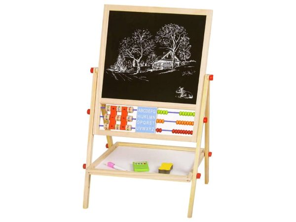 Wooden Board 2in1 Abacus Chalk Pen