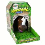 15295_4 Rhinoceros Animal Hand Puppet Brown