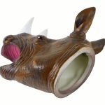 15295_5 Rhinoceros Animal Hand Puppet Brown