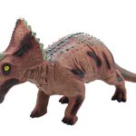 Large Triceratops Dinosaur Figure Sound 36 cm Brown