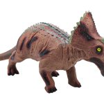 Large Triceratops Dinosaur Figure Sound 36 cm Brown