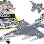 Airplane Friction Drive Lights Sounds 1:72 Gray