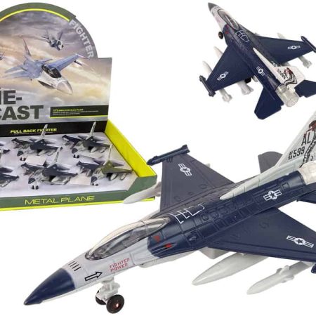 Airplane Friction Drive Lights Sounds 1:72 Navy