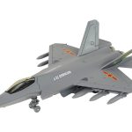 Dark Gray Friction Drive Fighter Plane 1:72