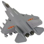 Dark Gray Friction Drive Fighter Plane 1:72