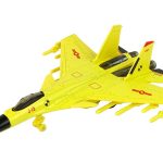Yellow Friction Drive Fighter Plane 1:72