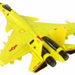 Yellow Friction Drive Fighter Plane 1:72