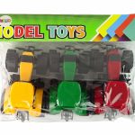 Agricultural Tractor Set Farm 3 Colored Pieces
