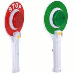 Police Lollipop For Children, Double-Sided Stop Light