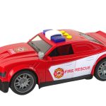 Car Fire Department 1:14 Lights Sounds Red