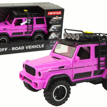 Off-Road Car 1:14 Friction Drive Pink