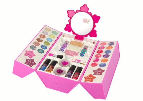 Makeup Bag Set Pink Eyeshadows.