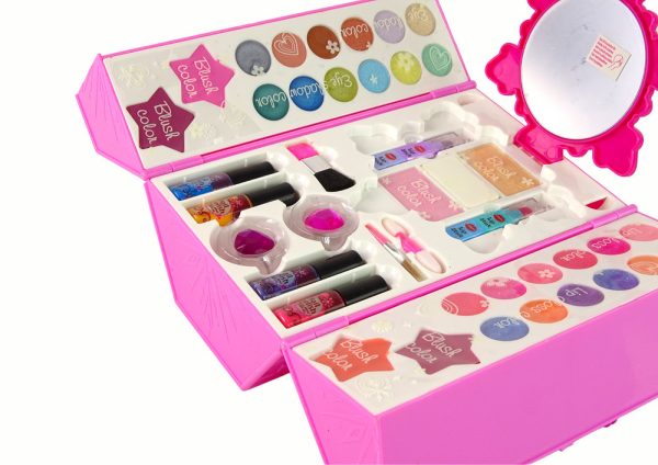 Makeup Bag Set Pink Eyeshadows.