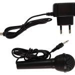 Keyboard with Microphone Musical Instrument Black