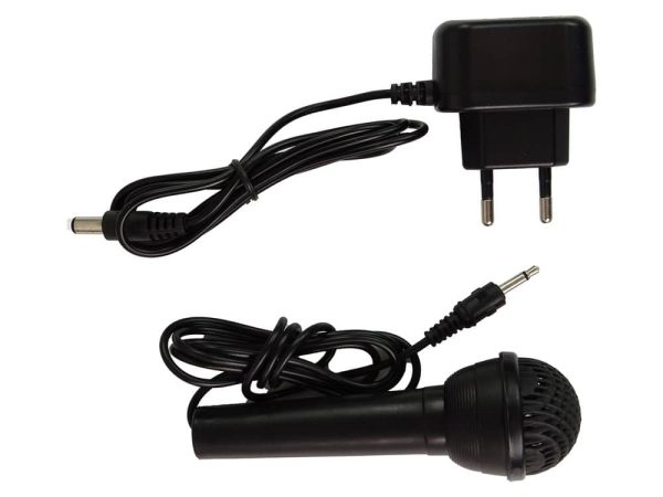 Keyboard with Microphone Musical Instrument Black