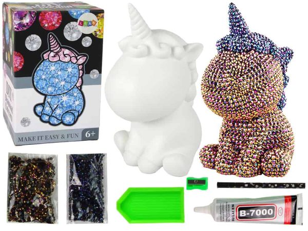 Creative Unicorn Kit DIY Diamonds Crystals Brown