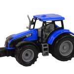Tractor with Trailer Agricultural Vehicle Farm Blue