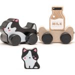 Wise Cat Milk Wooden Toy 15450