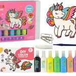 DIY Unicorn Furniture Window Stickers 8 Colours Glitter