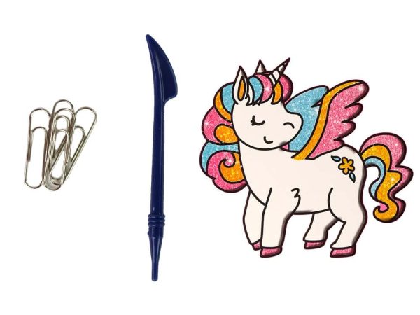 DIY Unicorn Furniture Window Stickers 8 Colours Glitter