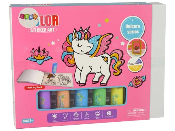DIY Unicorn Furniture Window Stickers 8 Colours Glitter