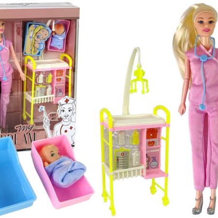 Children's Doll Doctor Long Hair Accessories