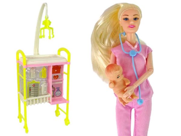 Children's Doll Doctor Long Hair Accessories