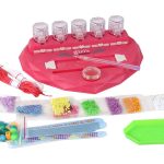 Set for making bracelets, diamonds, heart pasting