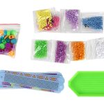 Set for making bracelets, diamonds, heart pasting