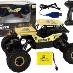 Auto RC High Wheels 1:18 Plastic Black Gold