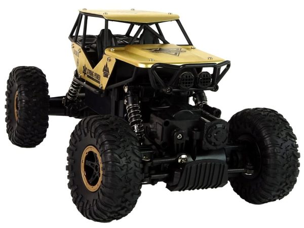 Auto RC High Wheels 1:18 Plastic Black Gold