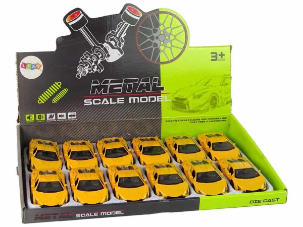 15839_5 Resorak Vehicle 1:36 Friction Drive Lights Sounds Yellow