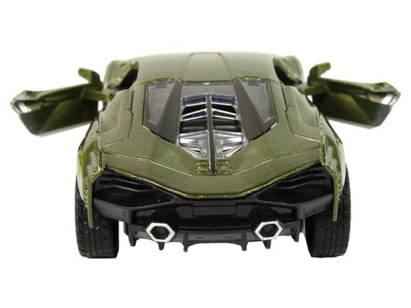 15840_4 Resorak Vehicle 1:36 Friction Drive Lights Sounds Green