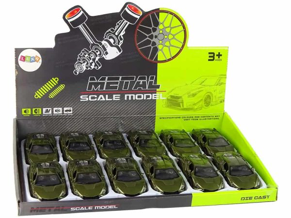 15840_6 Resorak Vehicle 1:36 Friction Drive Lights Sounds Green