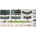Mario Racing Track with 2 cars - 452cm