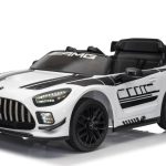 Battery-powered car Mercedes AMG GT3 White